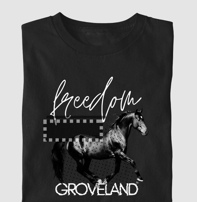 CAMISETA HORSE FREEDOM CORES