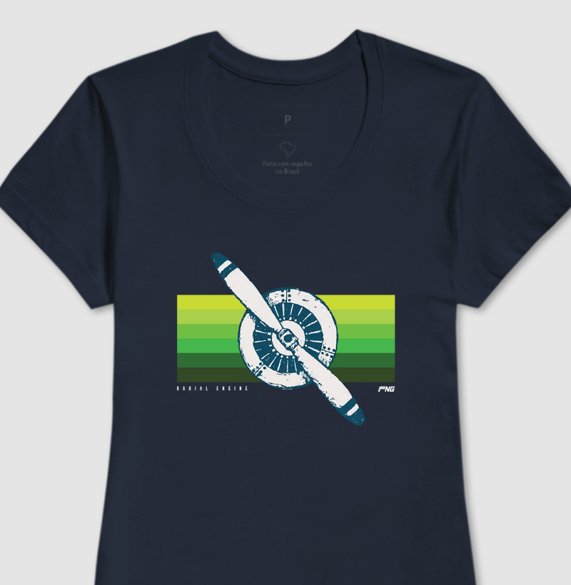 Camiseta Radial Engine