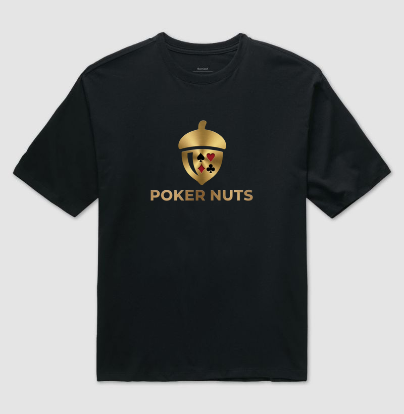 Camiseta Oversized Golden Poker Nuts 