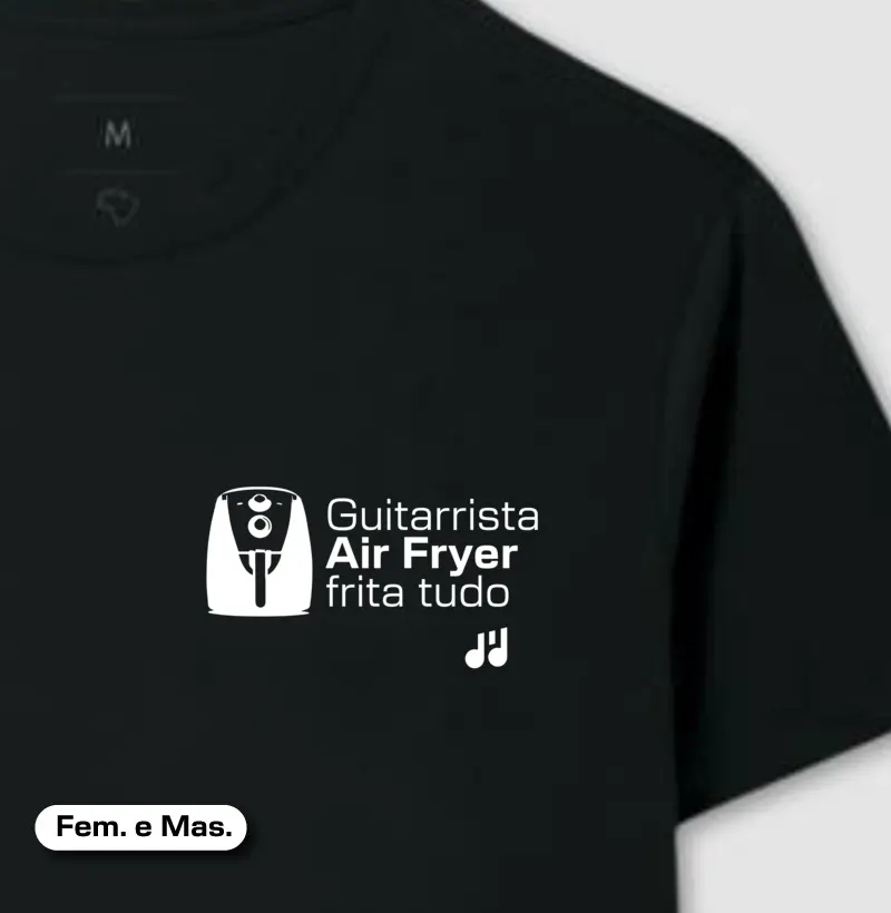 Guitarrista Air Fryer frita tudo