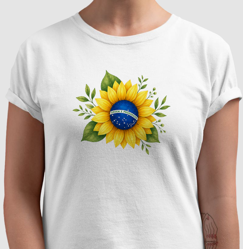 Camiseta Girassol Patriota