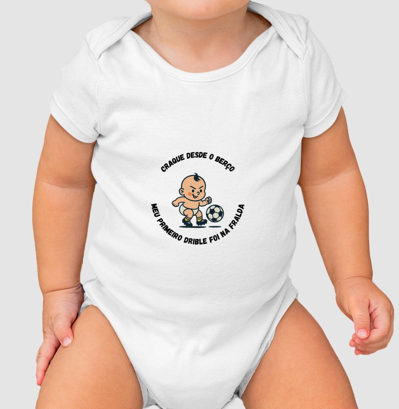 Meu primeiro drible foi na fralda