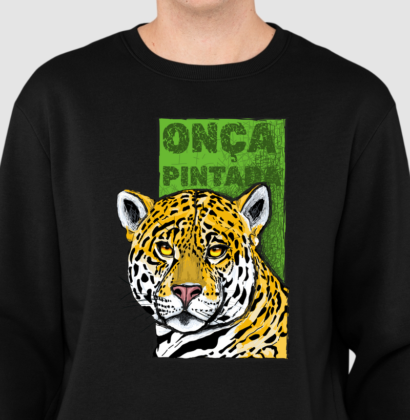 Suéter Moletom A Onça Pintada