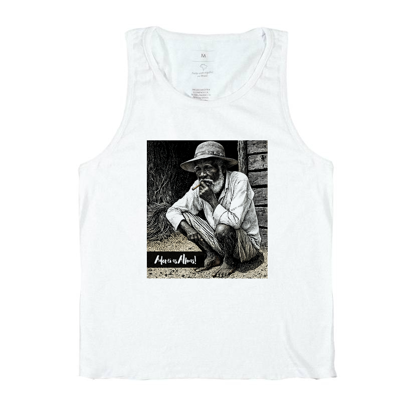 Camiseta Regata - Preto-Velho - Imagem 1