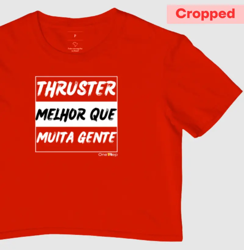 Thruster, melhor que muita gente! 