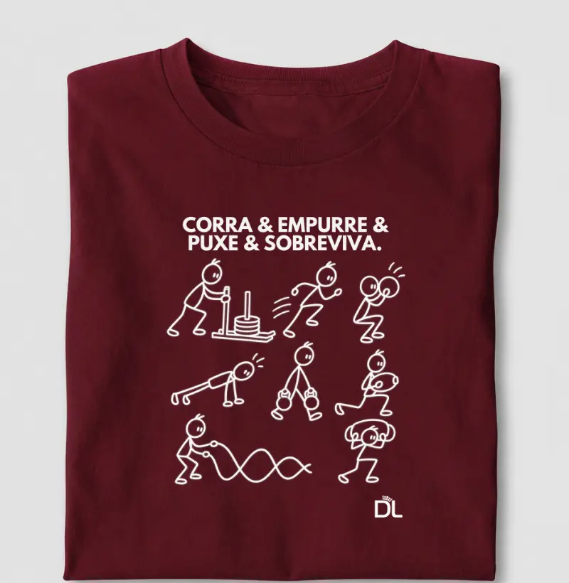 Corra e empurre e puxe e sobreviva