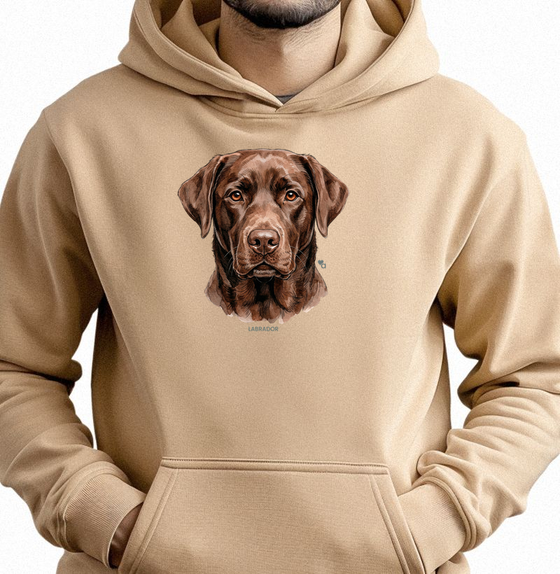 Cães - Labrador - Moletom Hoodie