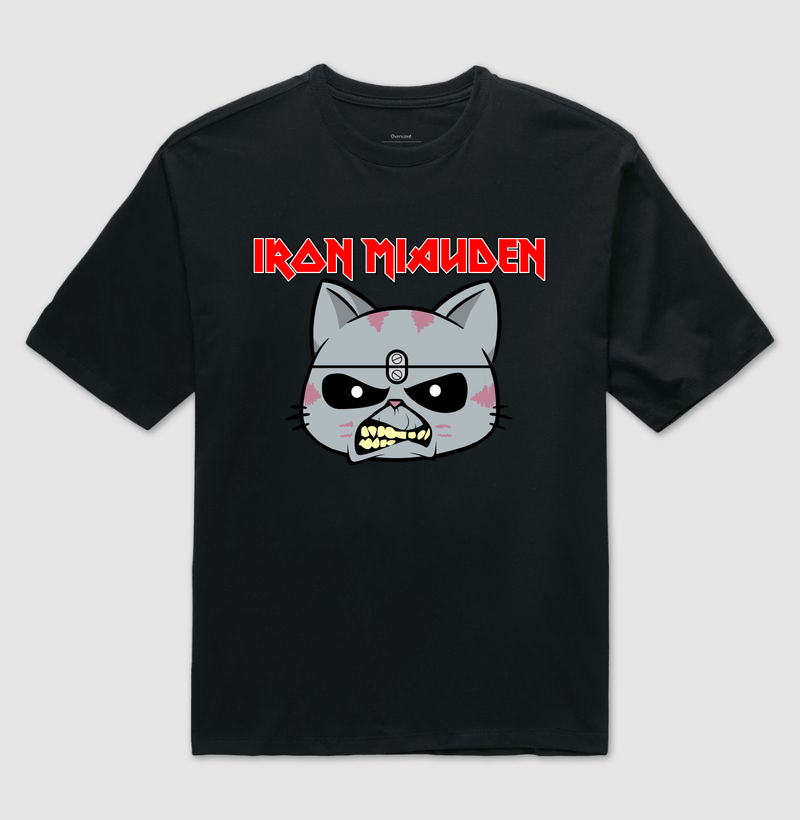 Capyverso Maiden Gato - Camiseta Oversized