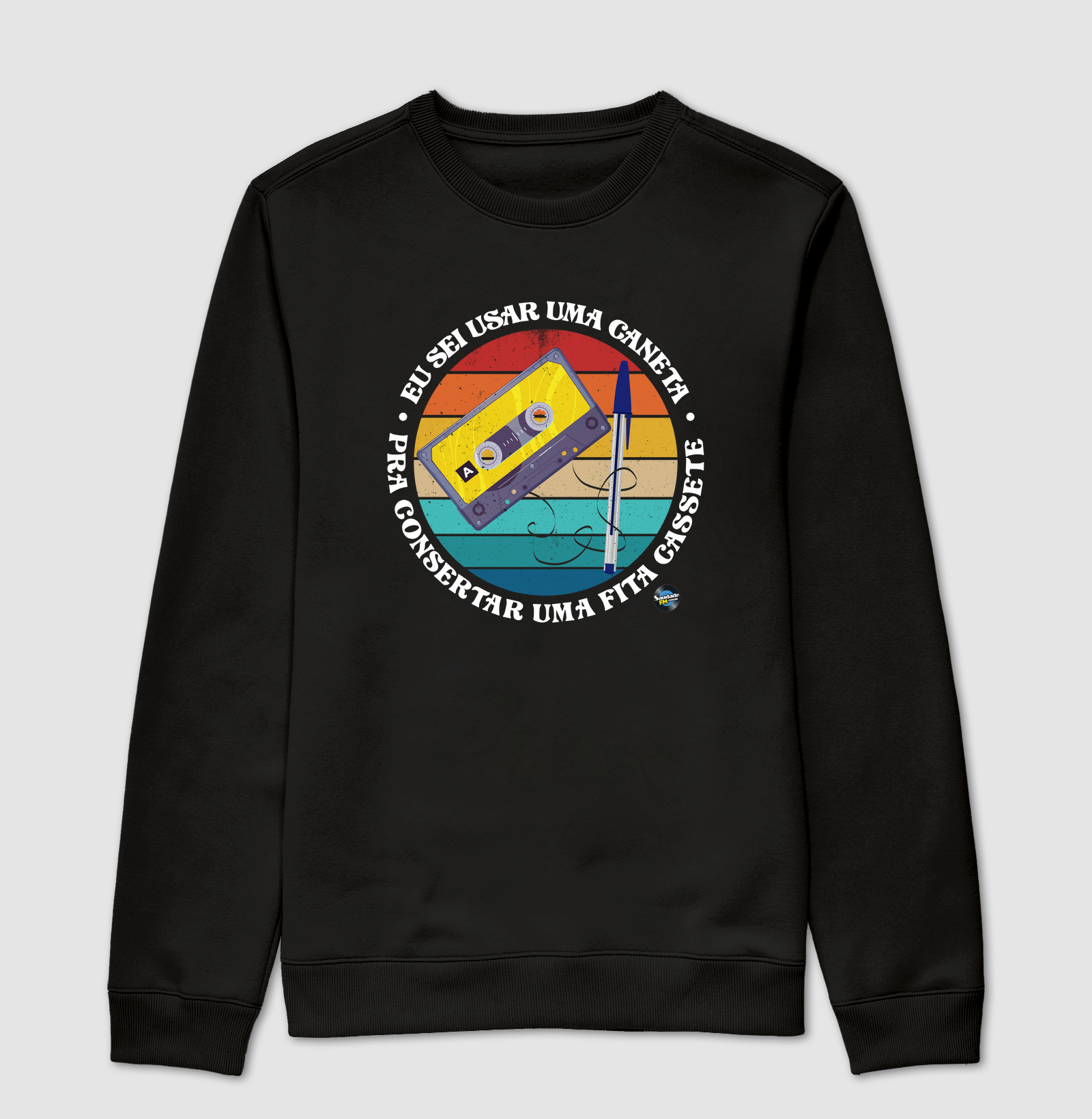 Fita cassete e a caneta