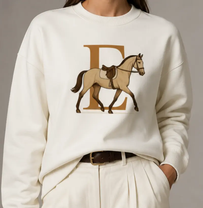 Equestrian Horse Suéter