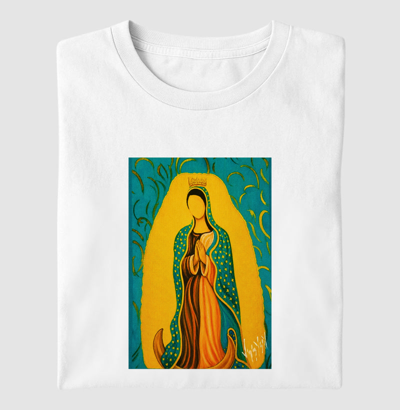 Camiseta Nossa Senhora de Guadalupe Arte Sacra