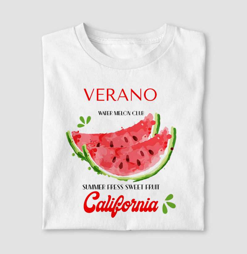 Camiseta Algodão Peruano - Verano California - Camiseta
