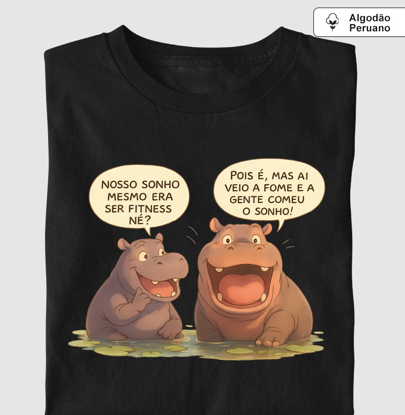 Nosso sonho era ser fitness, mas veio a fome a gente comeu o sonho