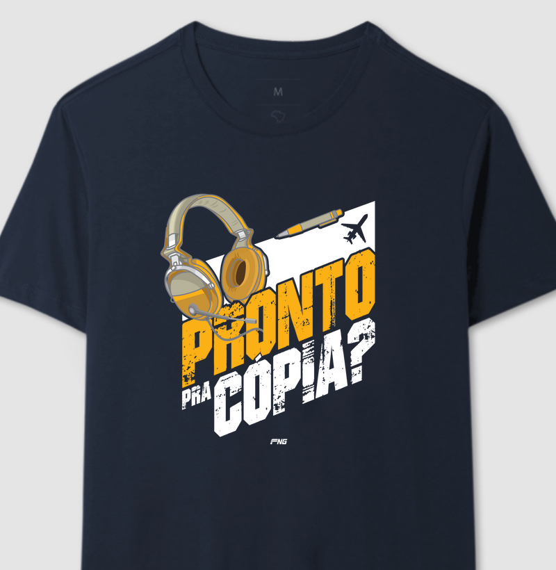 Camiseta Pronto pra cópia?