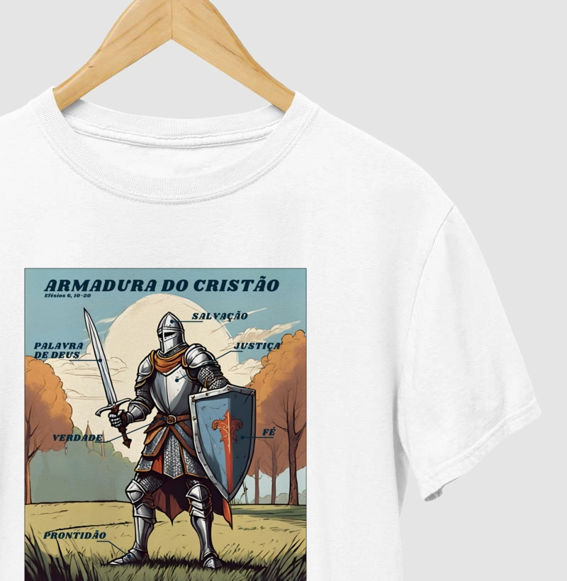Camiseta Armadura do Cristão