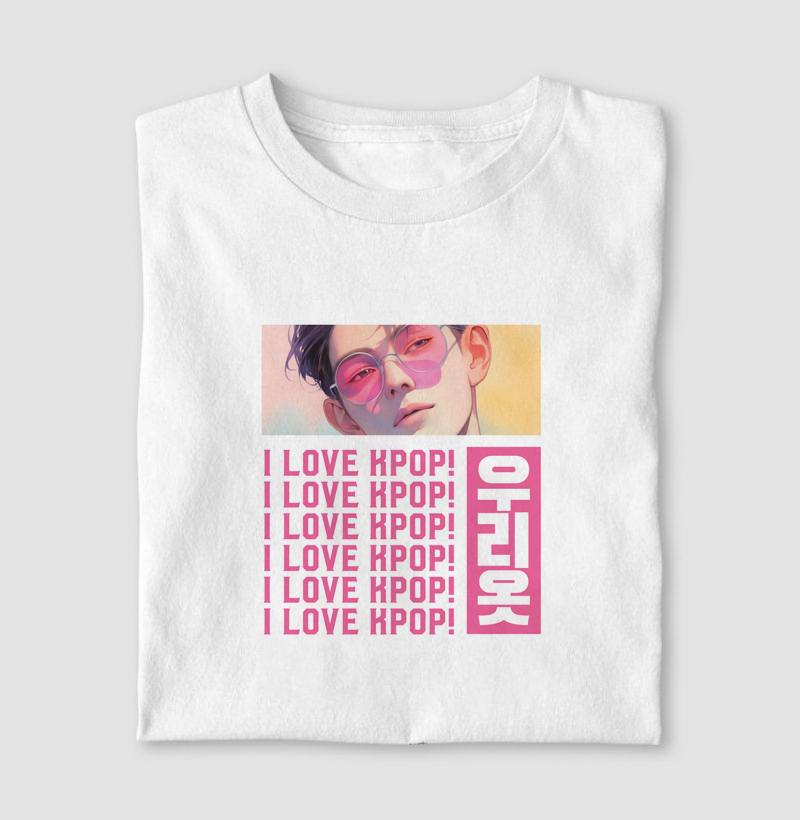 CAMISETA I LOVE KPOP