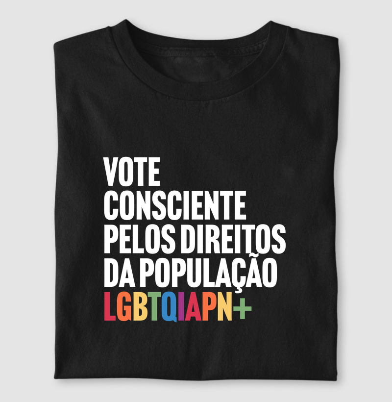 Vote consciente pelos direitos da população lgbtqiapn+