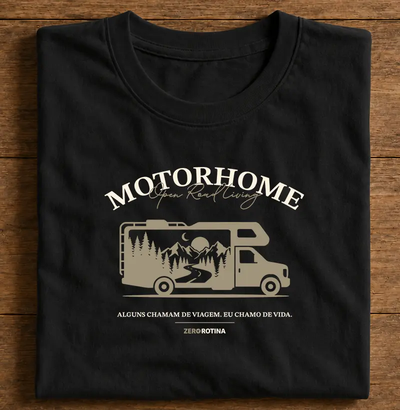 Camiseta Motorhome — Open Road Living