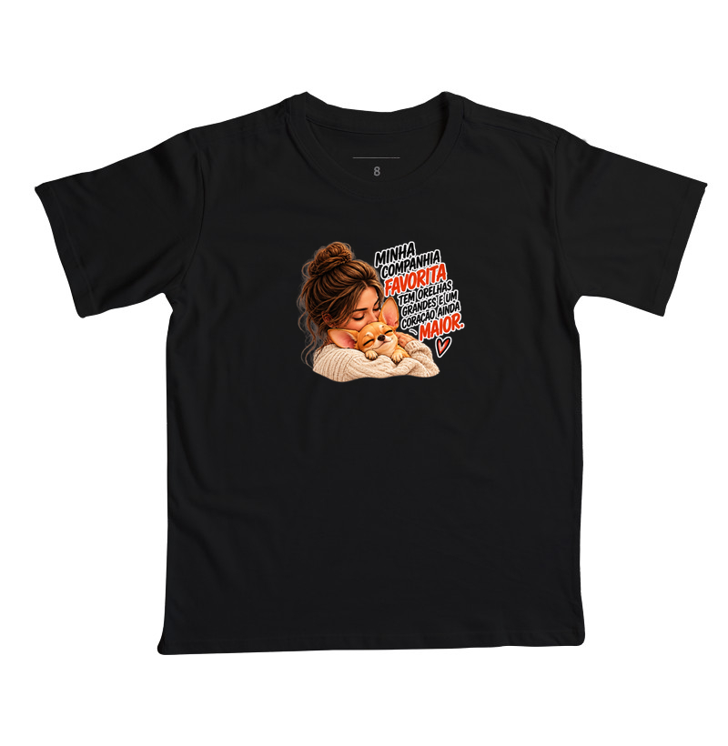 Minha companhia favorita tem orelhas grandes e um coração ainda maior. - Camiseta Infantil