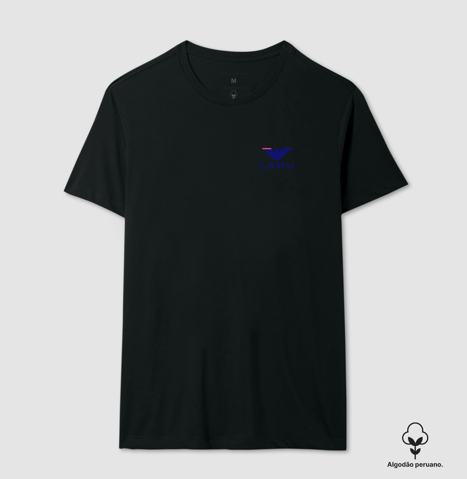 A estampa LAHU BLUE é muito mais do que um design. Ela representa a força de quem acredita em si mesmo, honra sua história e constrói seu futuro com coragem e determinação. - Camiseta Algodão Peruano