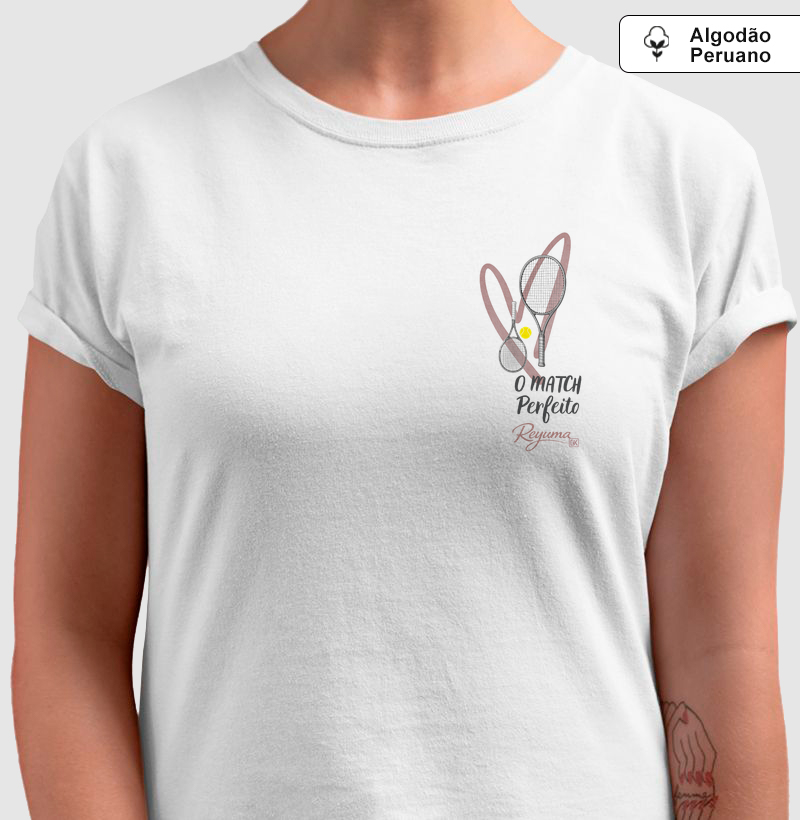 Camiseta Algodão Peruano Mãe - O Match Perfeito Tênis Mãe e Filha 