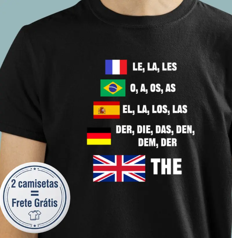 Camiseta Premium - Inglês