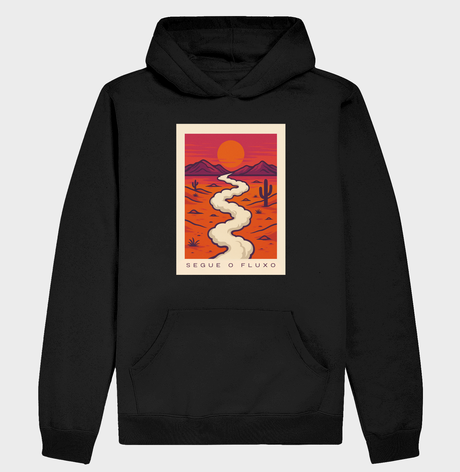 Hoodie moletom - Segue o Fluxo