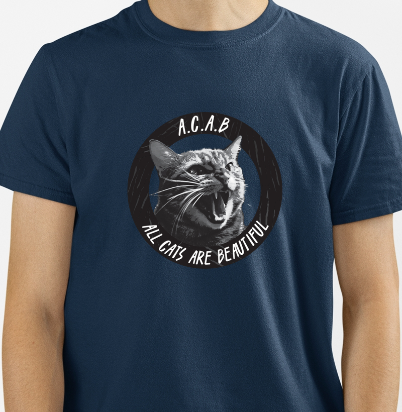 [GABYSHINY] ACAB - ALL CATS ARE BEAUTIFUL - Camiseta