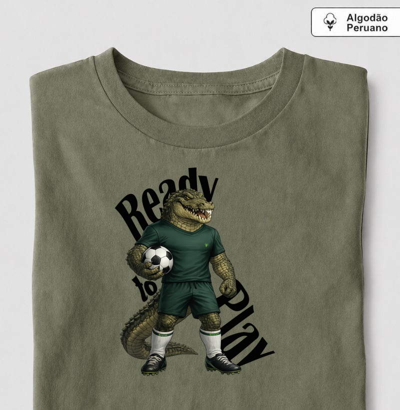 Camiseta Crocodilo Futebolista - Ready to Play