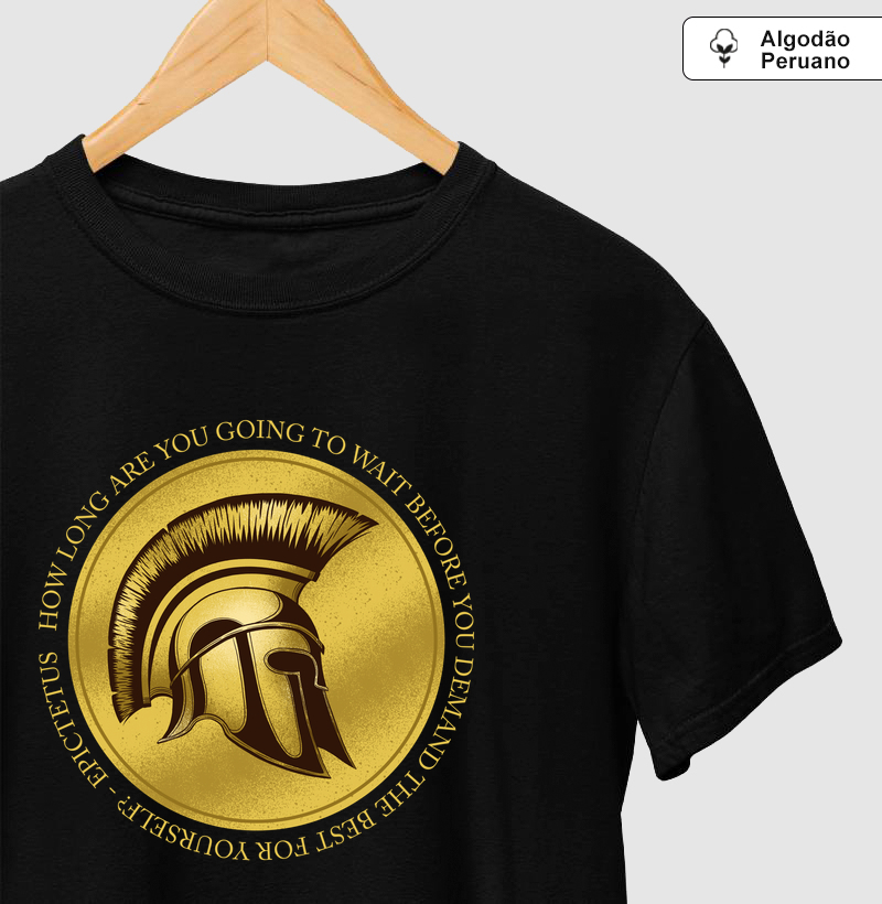 Camiseta Algodão Peruano A Melhor Versão de Si - Camiseta Algodão Peruano