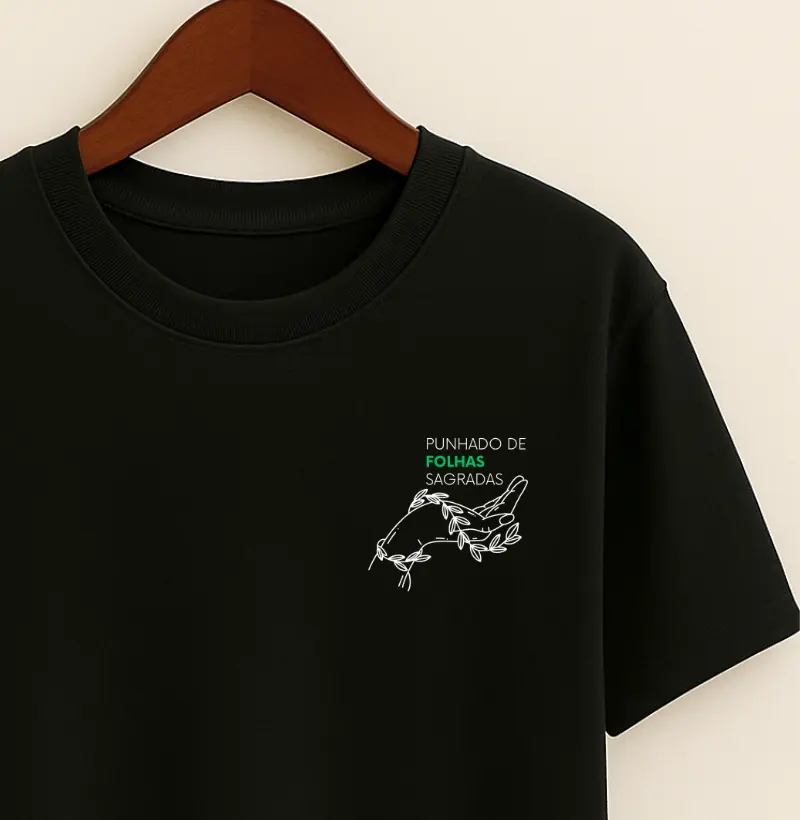 Punhado de folhas sagradas