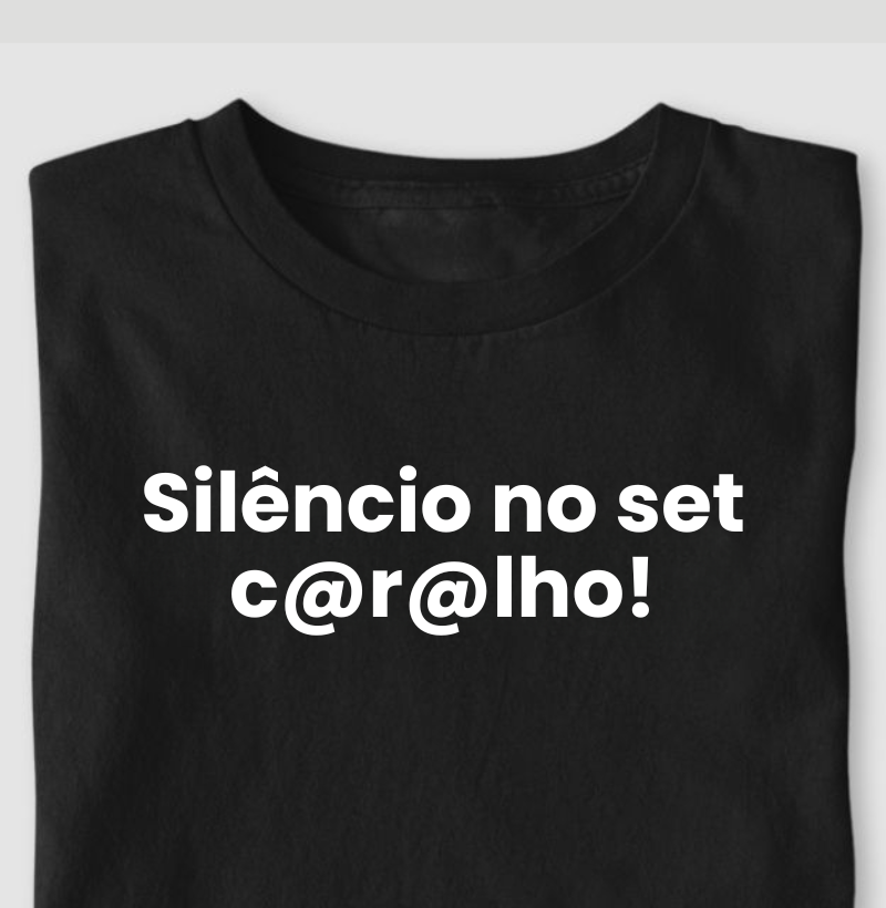 Silêncio no set c@r@lho