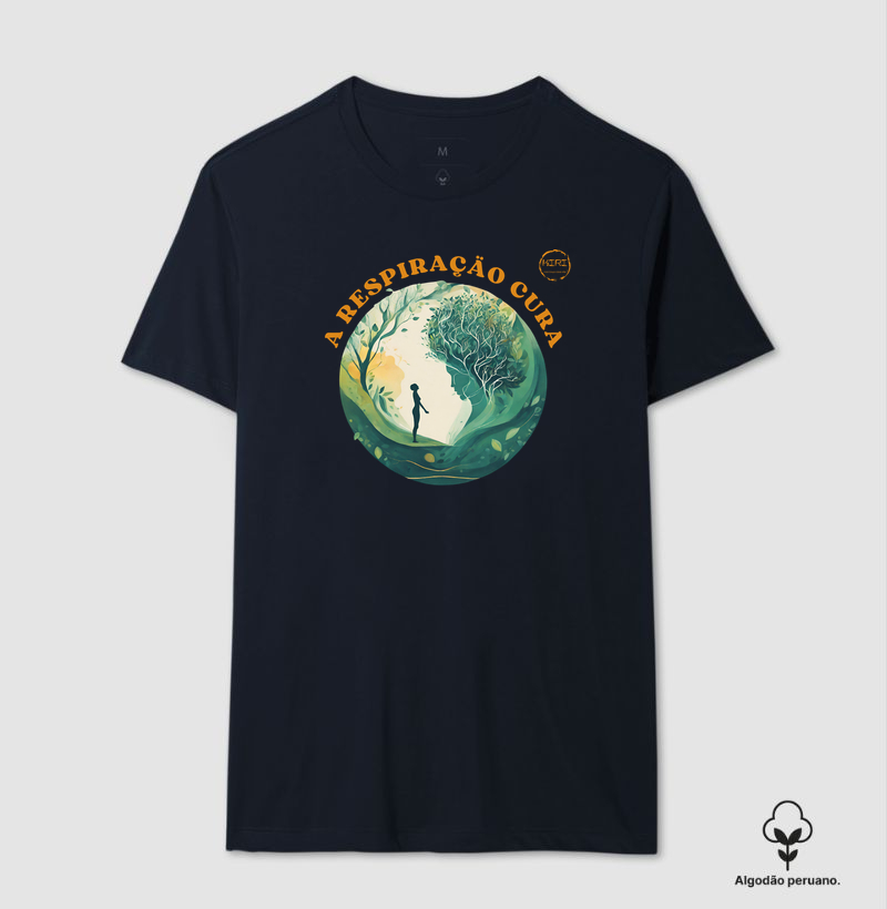 Camiseta Premium KIRI - A Respiração Cura