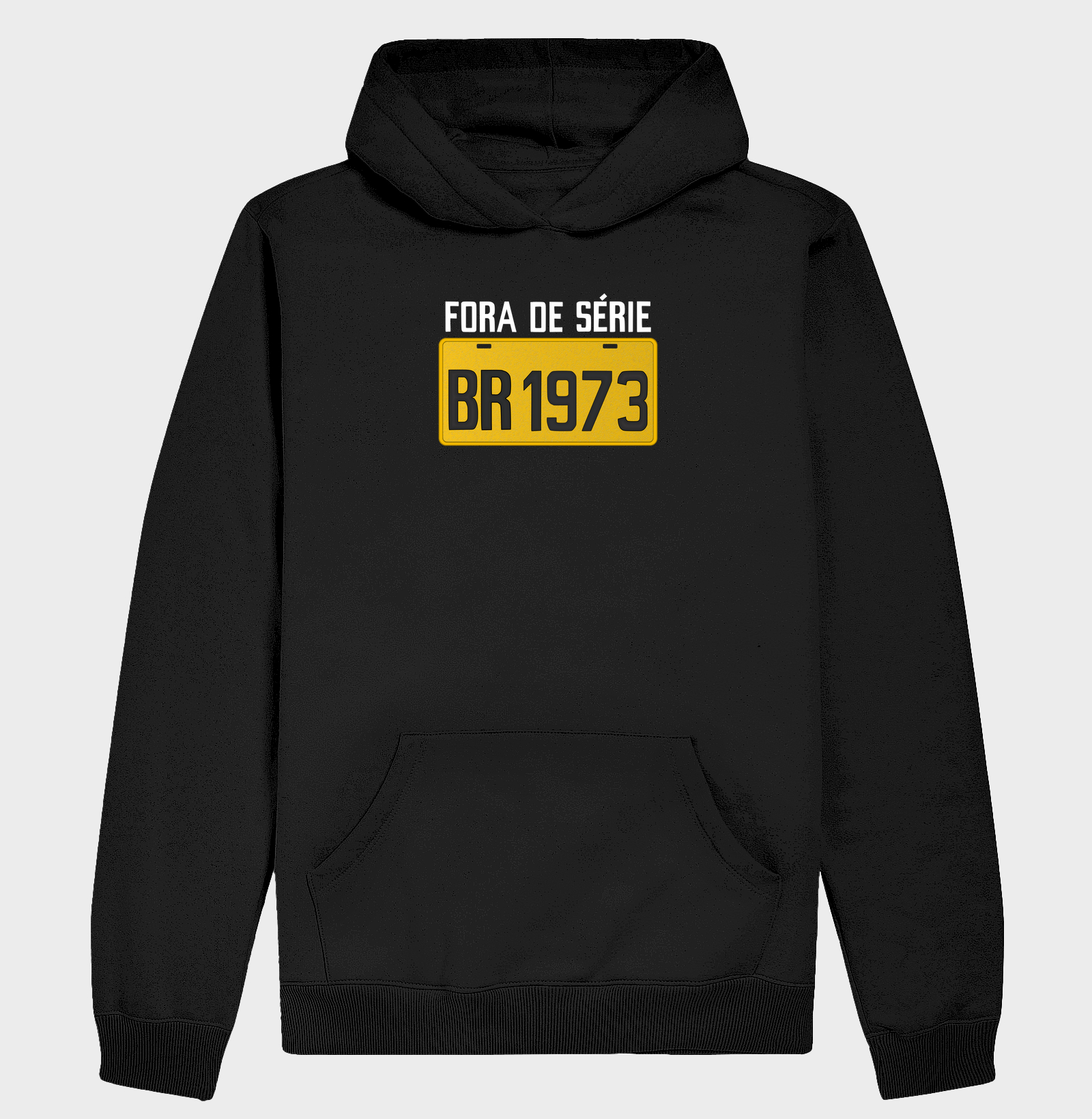 Placa Amarela Grande - Fora de Série 1973