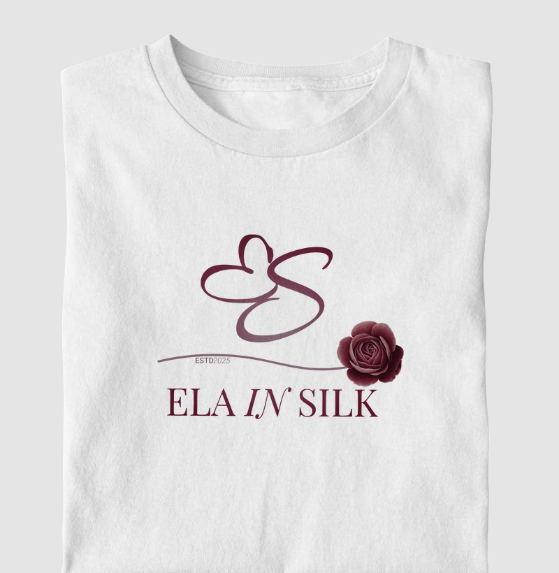 Ela In Silk - estampa institucional Rosa