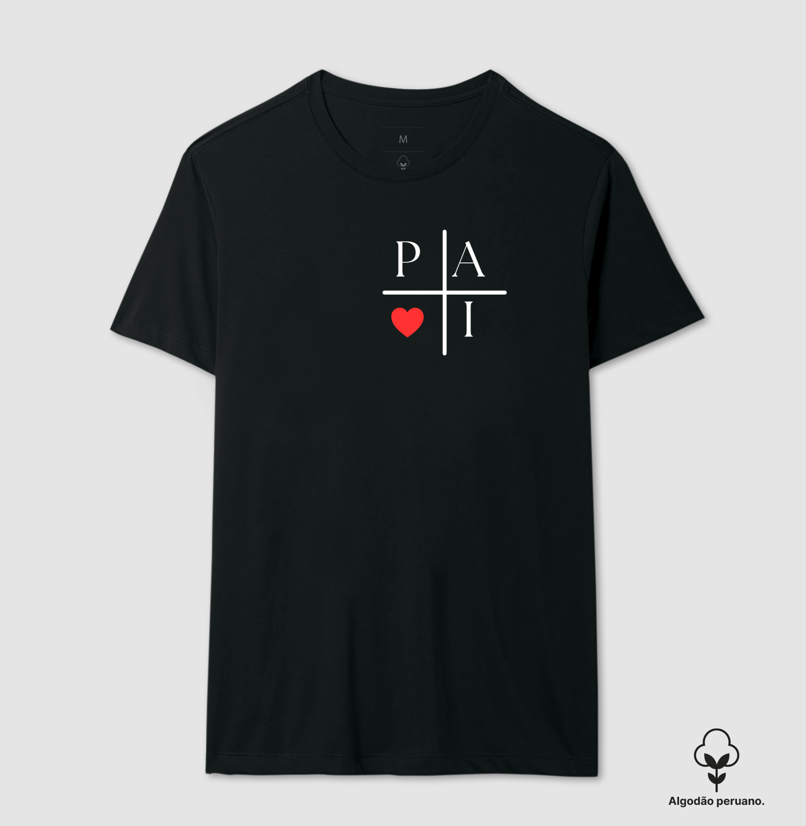 Camiseta pai coração