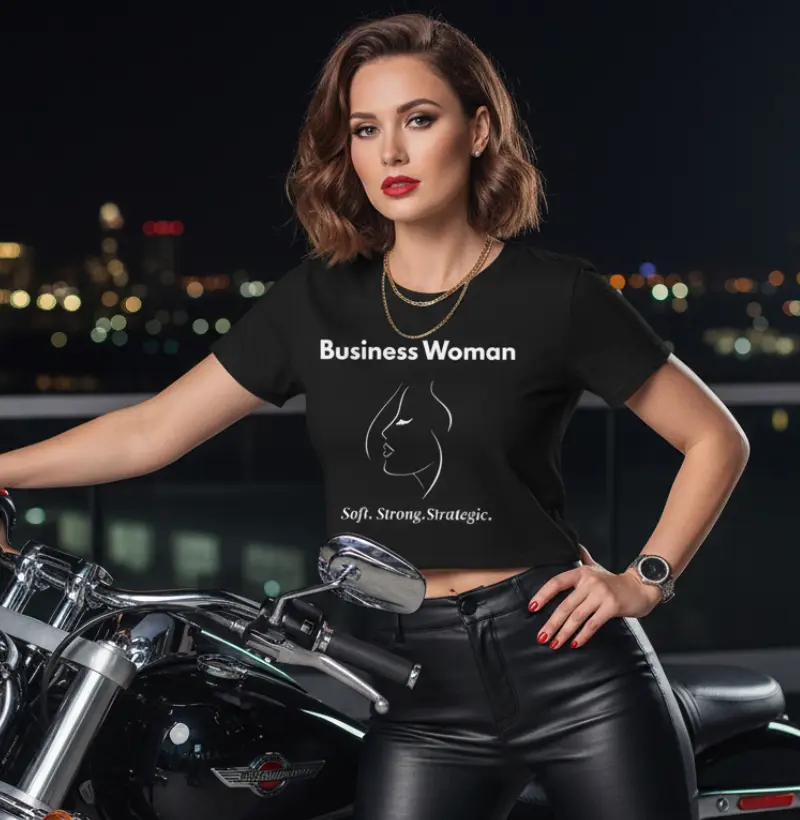 Business Woman. Soft. Strong. Strategic