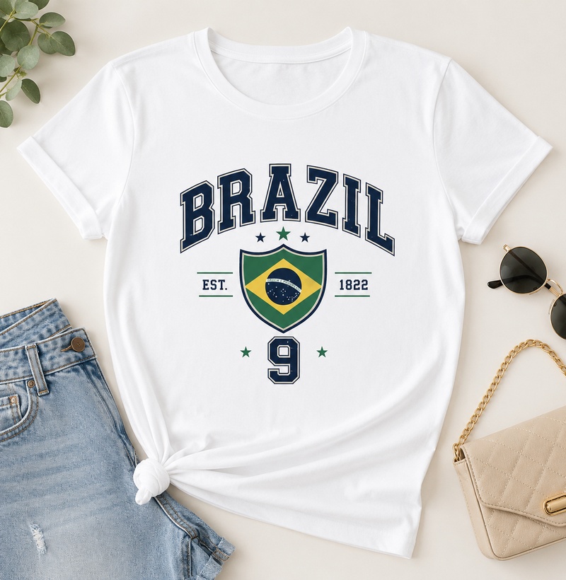 Camiseta Brazil College 9 — Edição Copa