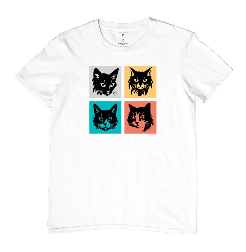 #54 - Quadrinhos Silhueta Gatos