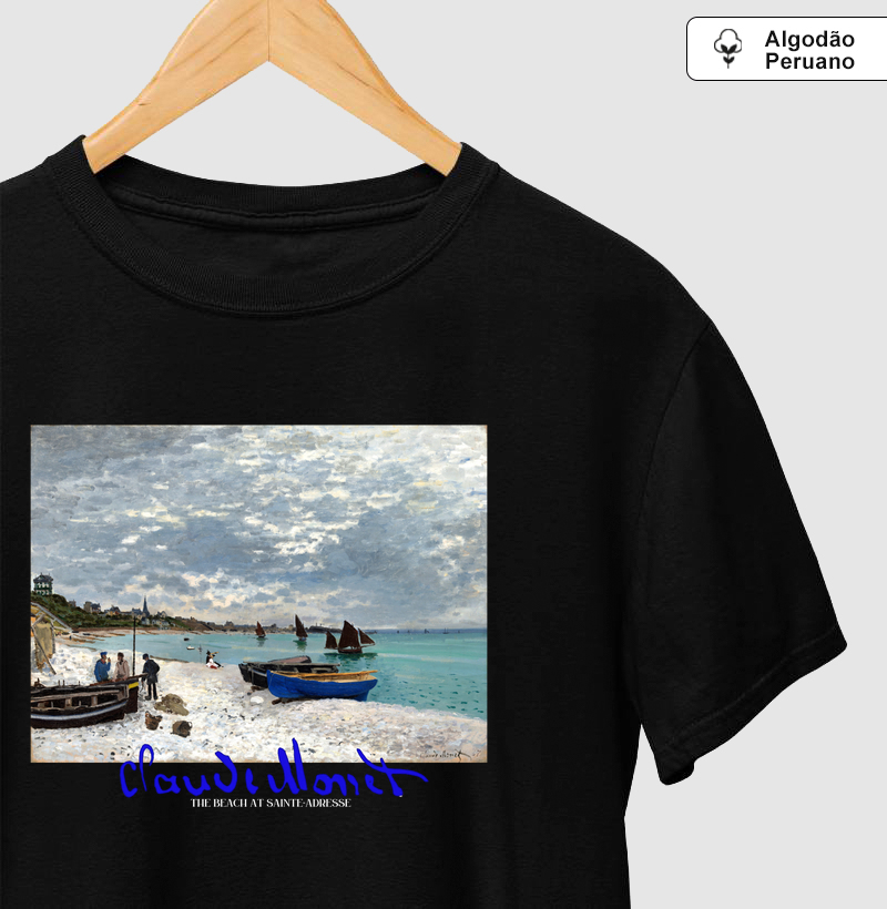 The Beach at Sainte-Adresse (1867) - Claude Monet