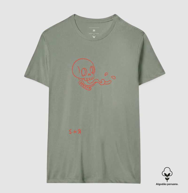 Camiseta Algodão Peruano S★R CRAZY