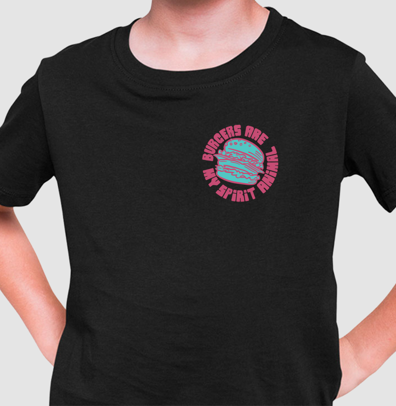 Camiseta Infantil Burger Spirit