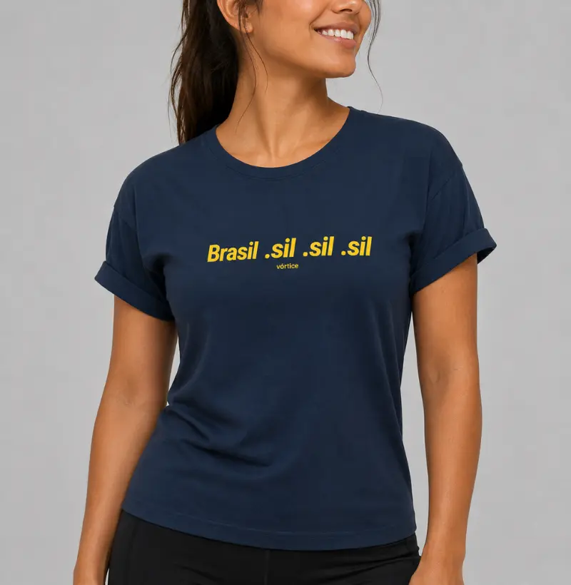 Baby look - Brasil-sil-sil-sil