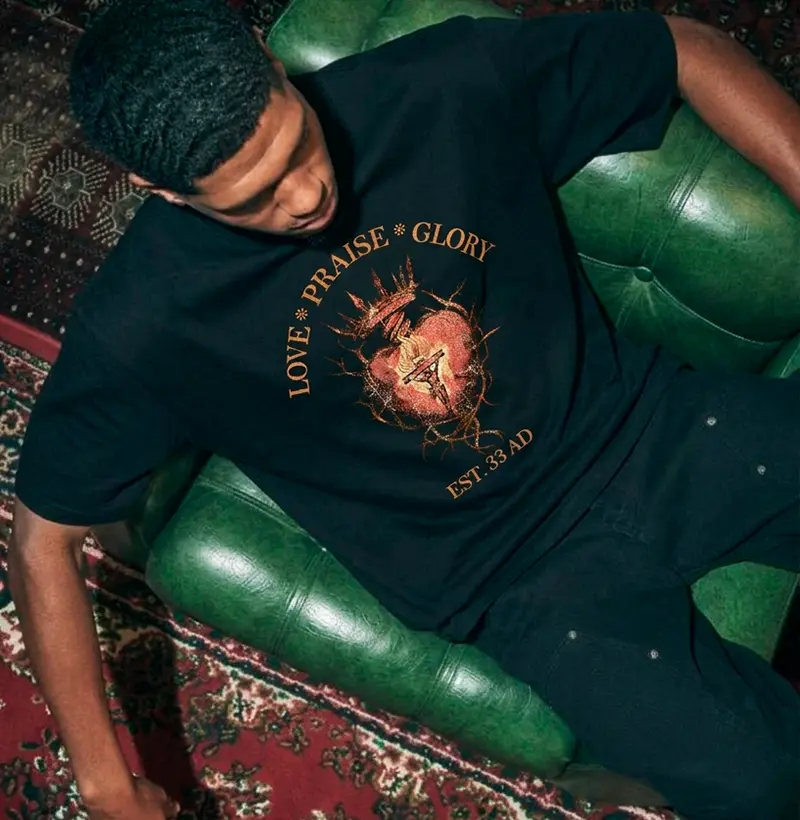 Tshirt Oversized Love, Praise, Glory - Camiseta Oversized