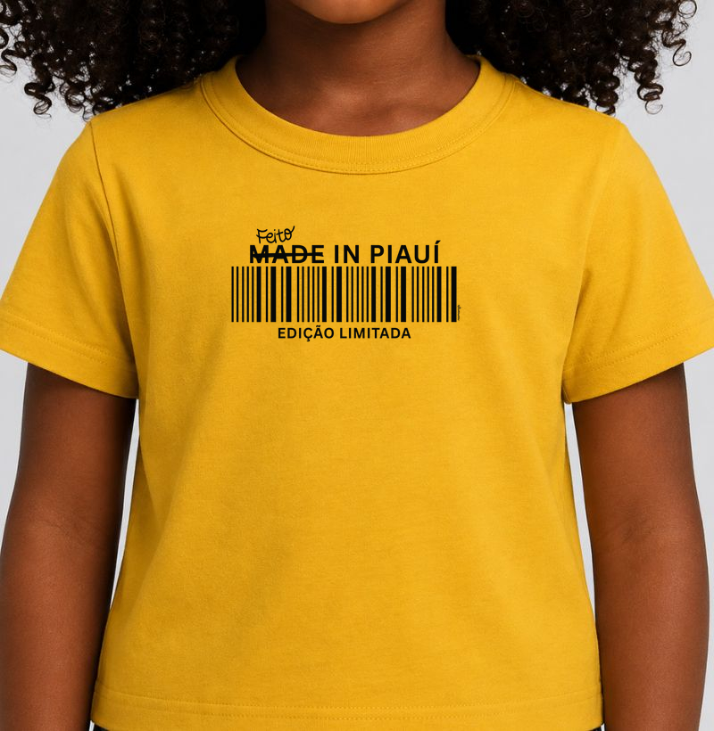 Feito no Piauí - Camiseta Infantil
