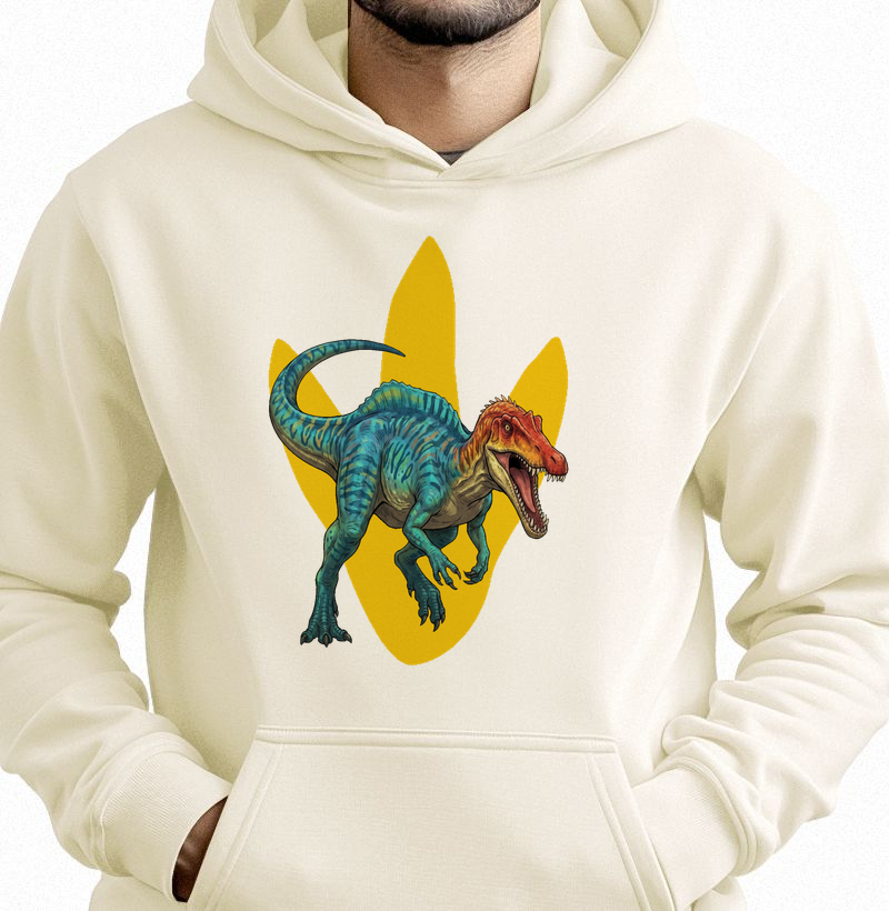 Blusa Dinossauro Moletom Irritator Ataque Algodão Premium Dinoloco