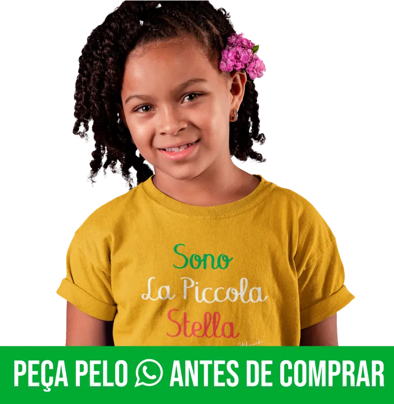 CAMISETA PARA MENINA PERSONALIZADA