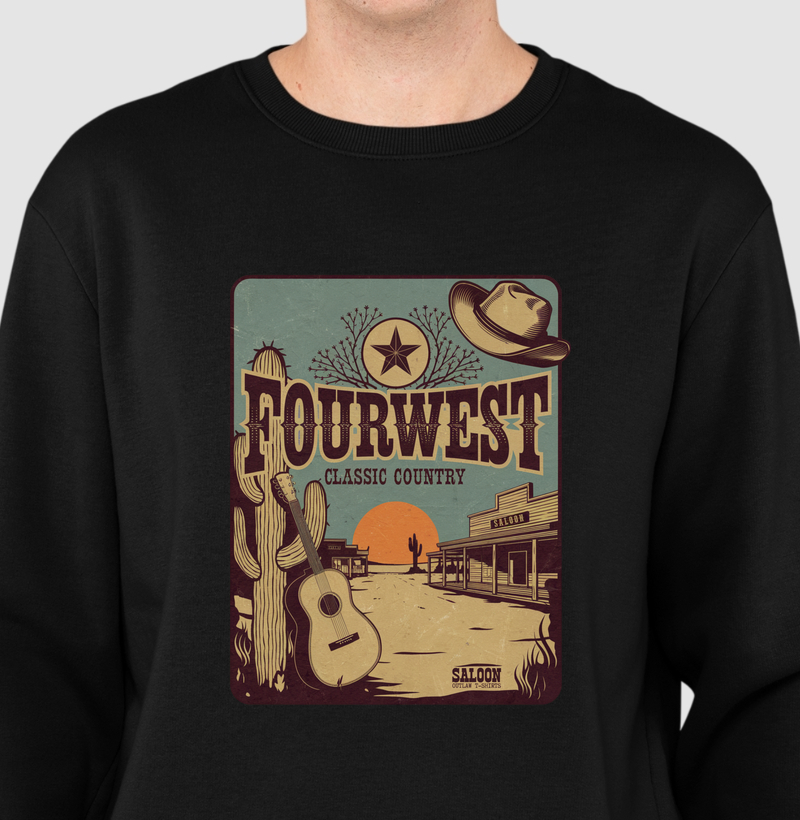 Saloon - Moletom Banda FourWest I