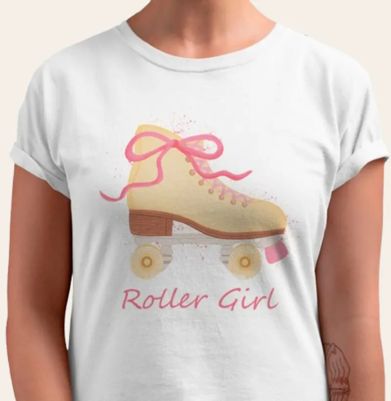 Camiseta Algodão Peruano - Roller Girl