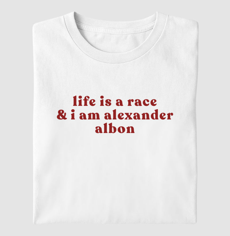 i am alexander albon - Camiseta